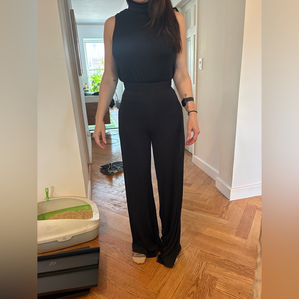 ATM Anthony Thomas Melillo Black Jumpsuit